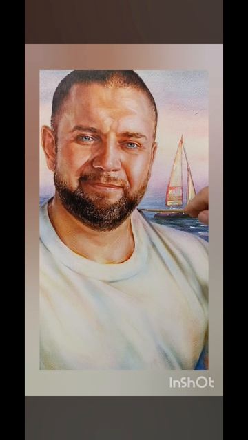 Рисую портрет . Процесс портрета.