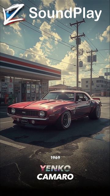 Yenko Camaro  в центре города у заправки ЖМИ подписаться YenkoCamaro USA Америка вайб
