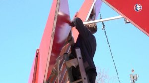 Звёздный павильон украсил площадь Нахимова в преддверии Дня Победы