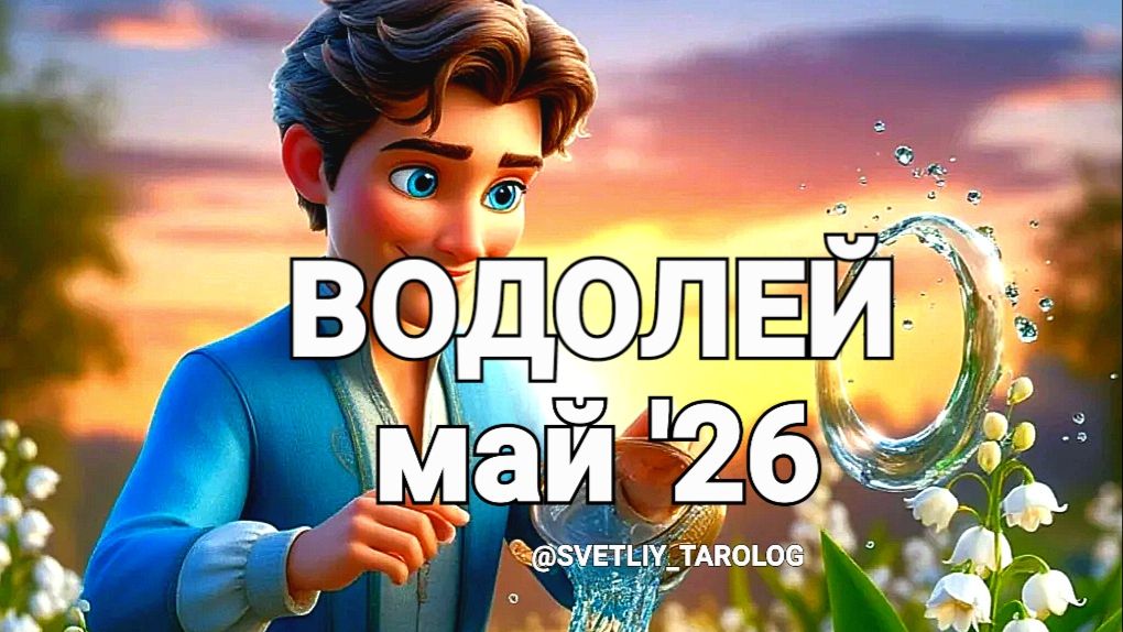  ВОДОЛЕЙ. МАЙ 2026 год 