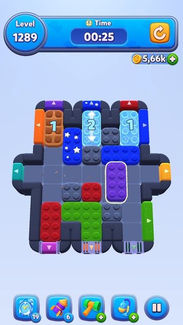 Color Block Jam 1289 Уровень