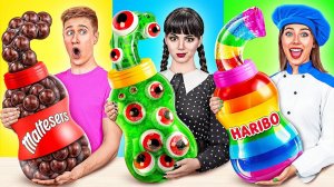 Кулинарный Челлендж# Уэнсдей Против Бабушки # Смешные Cитуации от Jelly DO Challenge