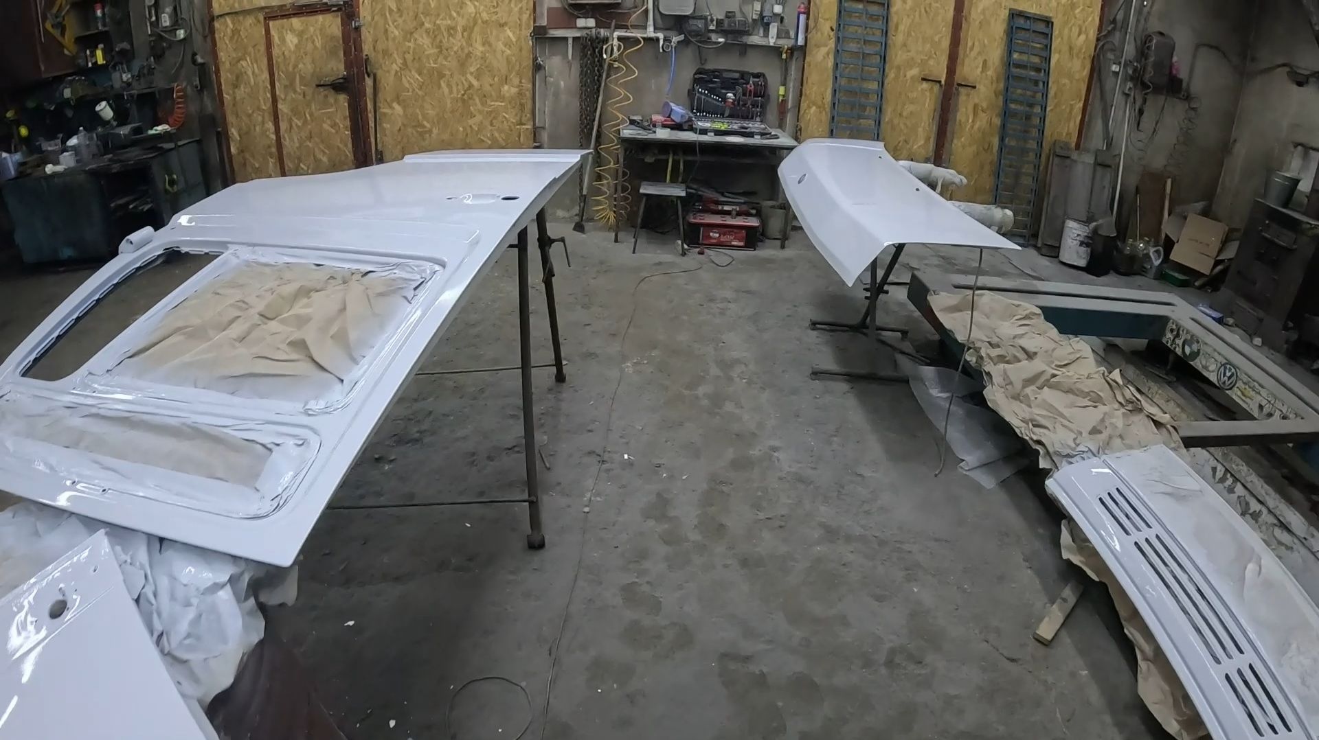 На МЕРСа все открасил