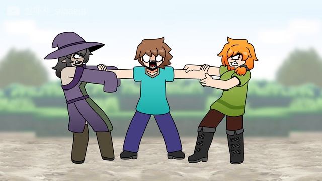 Появление Ведьмы  Майнкрафт аниме