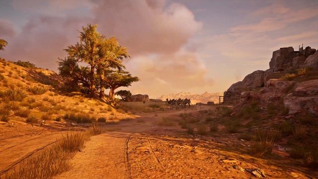 Пеший переход из Кирены в Александрию в Assassin's Creed Origins.