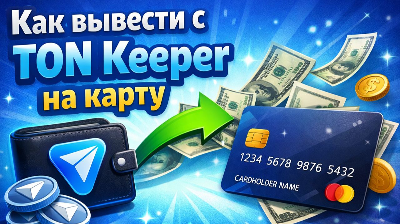 как вывести Ton с Telegram Wallet на карту в россии