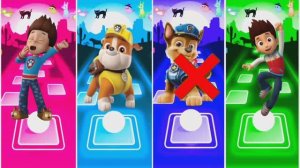 🐶 МАРШАЛ против КРЕПЫША и РАЙДЕРА! 🔥 Битва Щенячьего Патруля в Плитках Музыки! 🎹