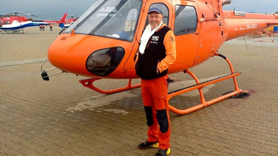 Фрагменты перелета группы Клуба 7 Вершин 