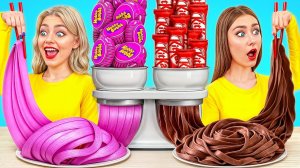 Жевательная Резинка vs Шоколадная Еда Челлендж | Удивительные Кухонные Рецепты