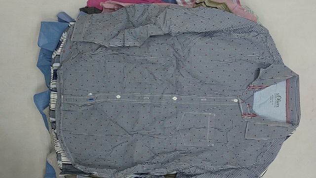 43144 Рубашки мужские, 2пак, Ex/ovh, секонд (cream/extra) оптом