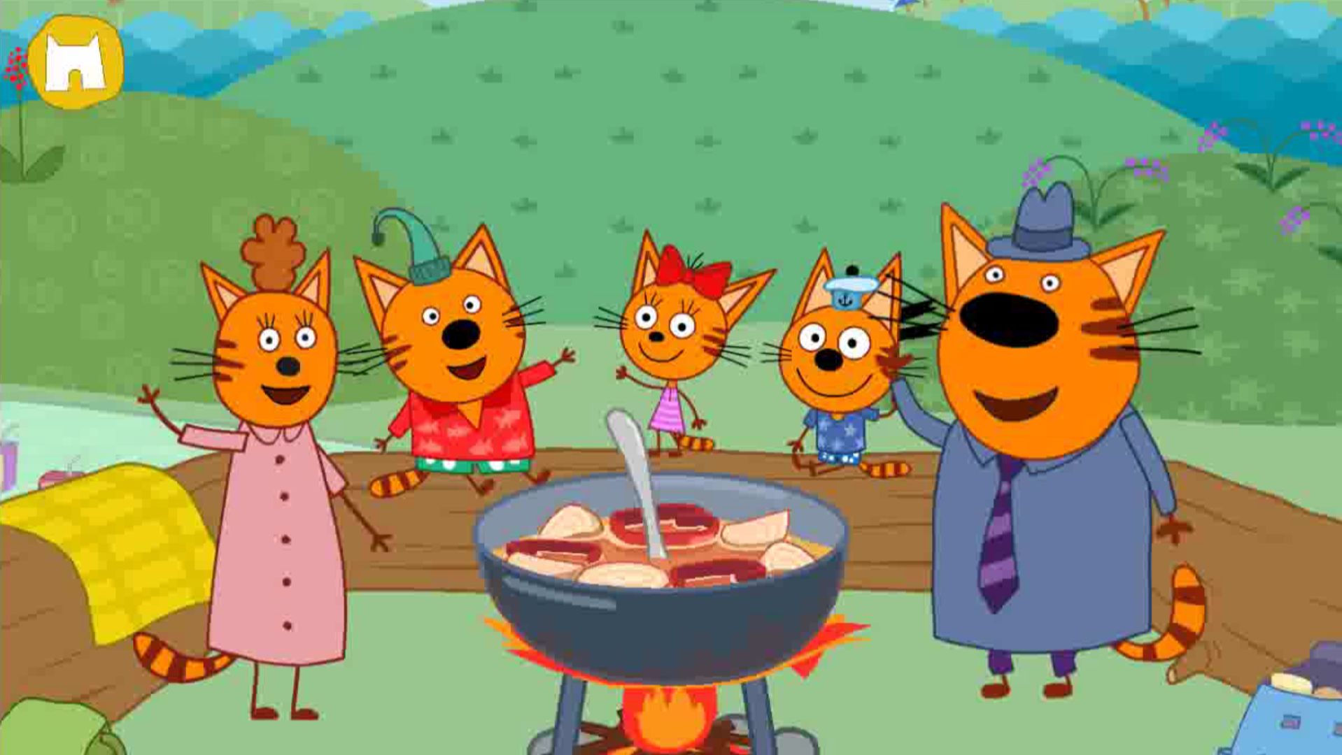 Три Кота. Большое Путешествие Развивающий Игровой Мультфильм для Детей. Три Кота Смотреть