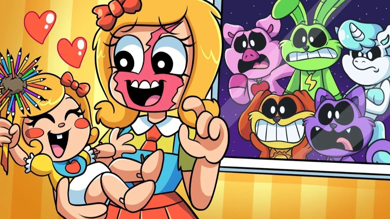 УЛЫБАЮЩИЕСЯ ТВАРИ - ЧАДО ИЗ АДА!   Poppy Playtime 3 - Анимации на русском