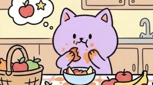 Андрей ест фрукты