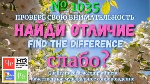 «Найди отличие» / «Spot the Difference«_ выпуск  1035