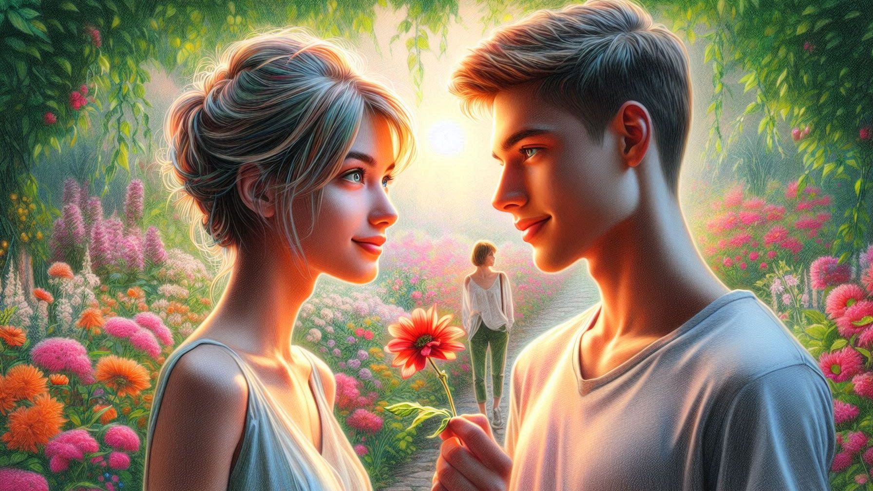 Она и он на трепетной волне…   Третий вариант  Автор текста  Валерий Столыпин