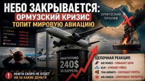 Авиационный апокалипсис 2026: керосина хватит на шесть недель — дальше тишина в небе