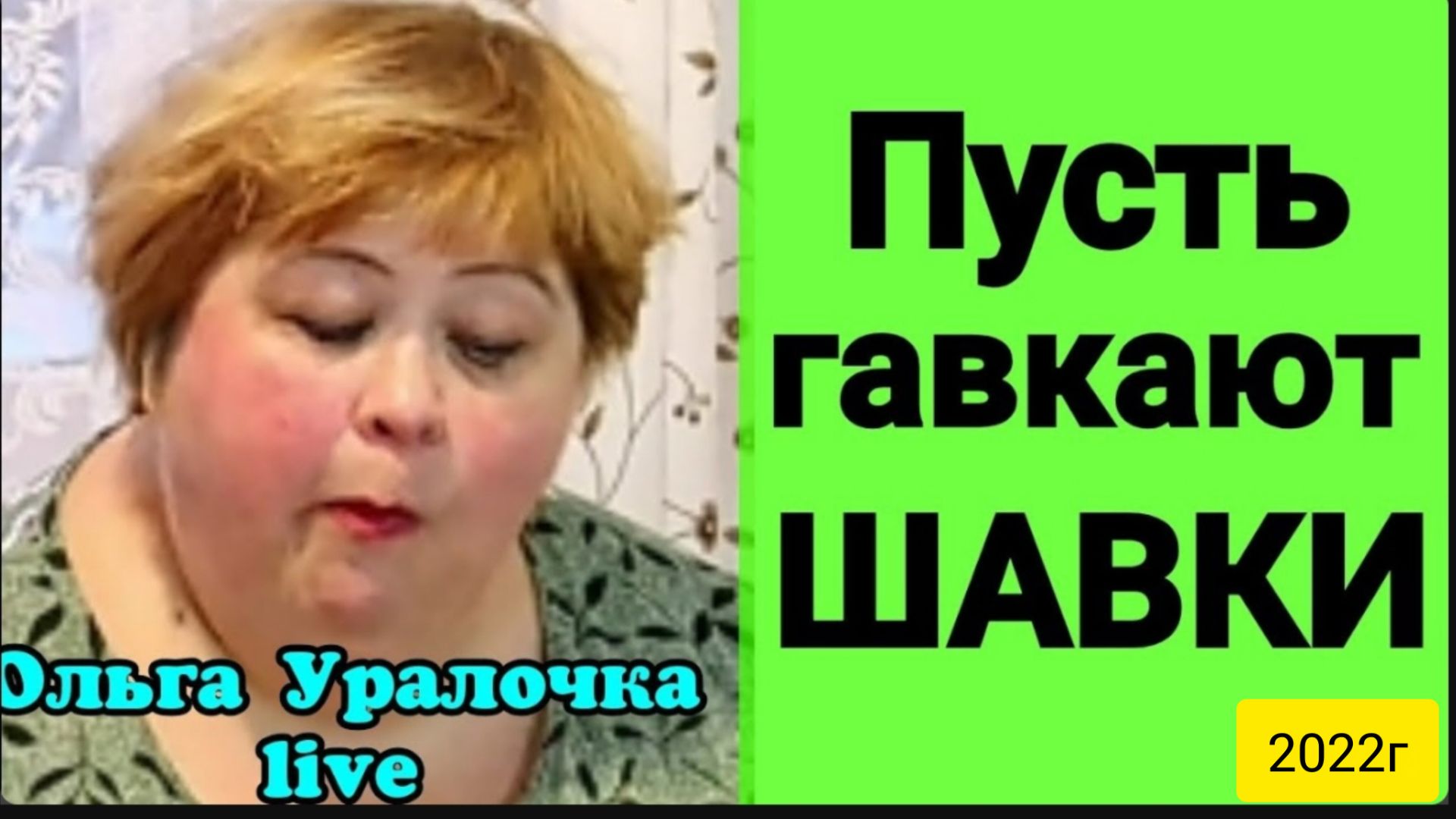 Ольга Уралочка live _Пусть гавкают Шавки_Обзор Влогов _Скандал на ютубе _
