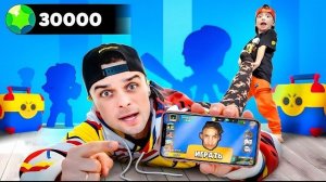 30Марк и Папа играют в Бравл Старс - Поучительная история для детей про телефон и компьютерные игры