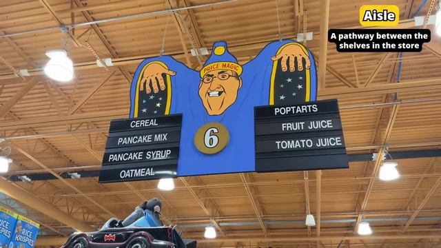 Grocery shopping with your English Teacher