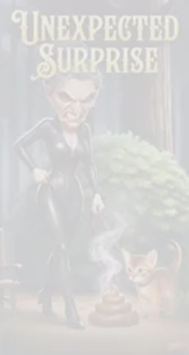 Бабушка с котенком нашли сюрприз!