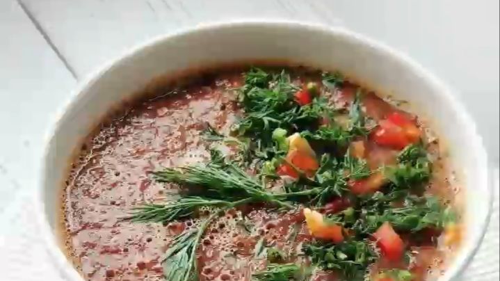 Сыроедный кисло-сладкий суп 🍵