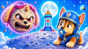 😱ЛУНА СКАЙ НАПАЛА НА РЕБЕНКА ГОНЩИКА В МАЙНКРАФТ ЩЕНЯЧИЙ ПАТРУЛЬ В КОСМОСЕ