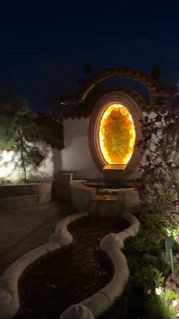 Яркое впечатление...✨Вечерние огни парка Дендрария!#весна #чувства #красота #душа