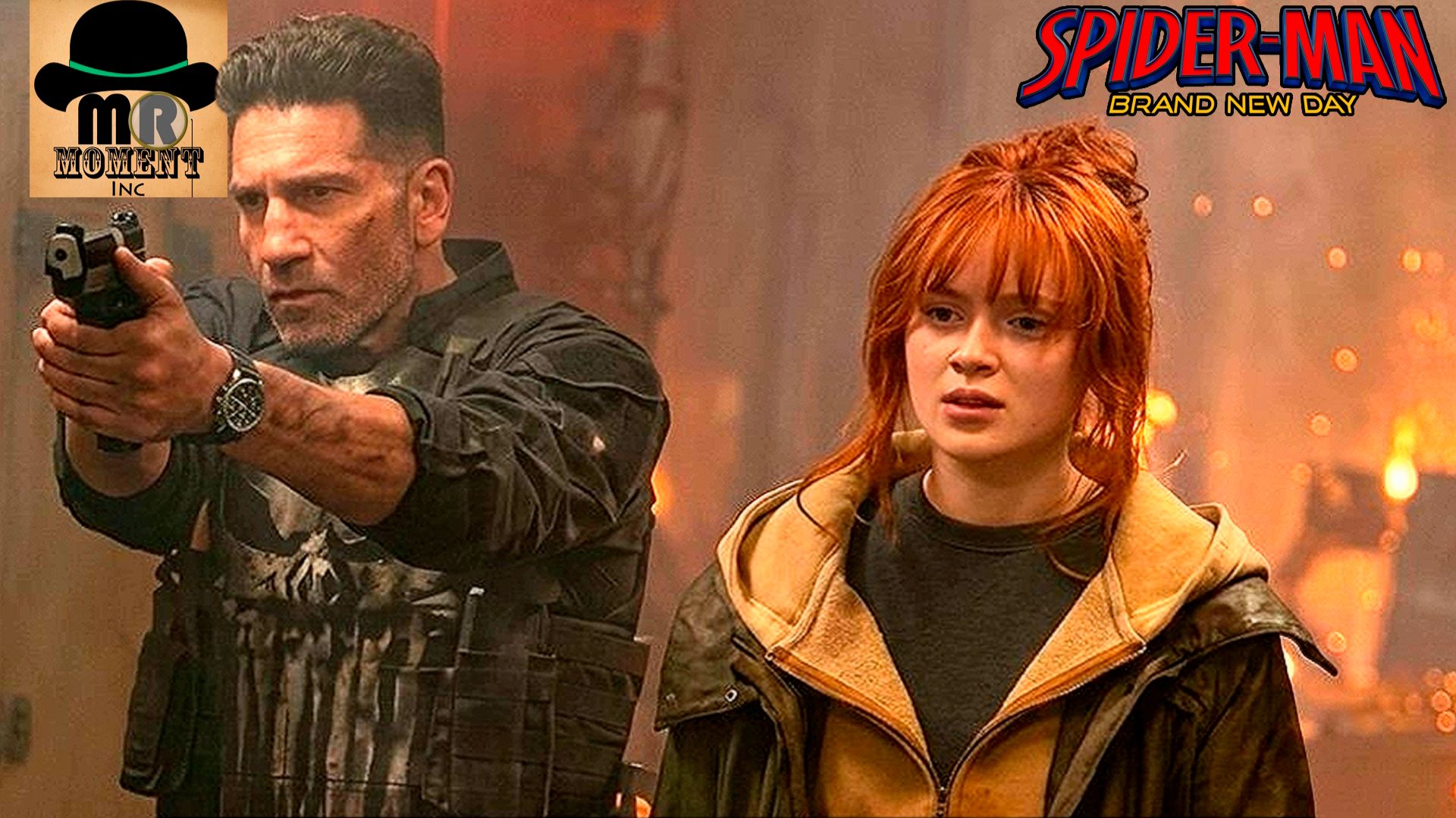 СЛИТЫЙ кадр из Человека-Паука: Новый День. Первый Взгляд На ДЖИН ГРЕЙ