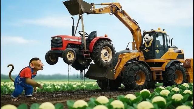 Обезьяний босс поймал АКУЛУ! Сумасшедшее приключение по выращиванию и приготовлению пищи