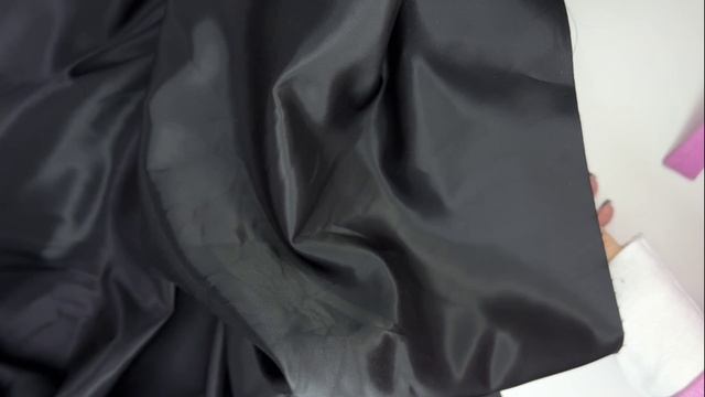 Подкладочная поливискозная Черная