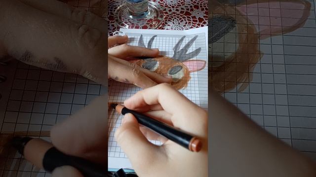 всё рисовать оленя из 99 ночей в лесу