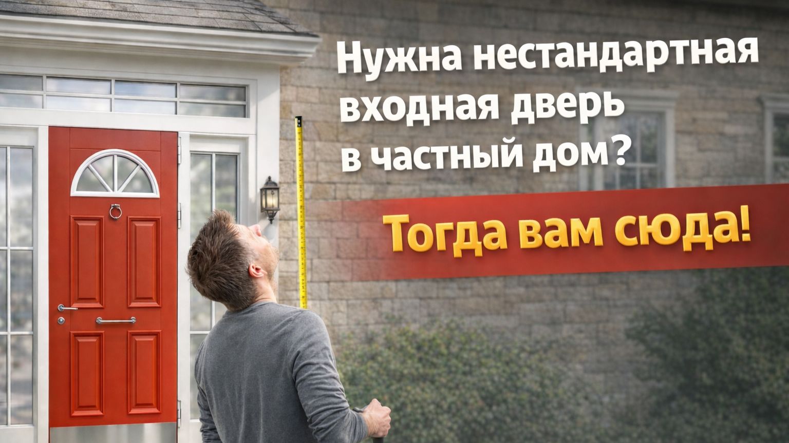 Нестандартные входные металлические двери для коттеджа с терморазрыва на заказ по сладким ценам