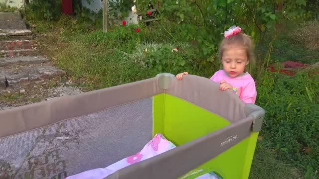 Nastya Plays With Colored Toys