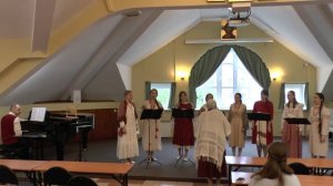 Рахманинов. « Неволя «. Хор 1 курса ПСТГУ.  Дирижер Поплия Латифи. Концертмейстер Виктор Зубов.