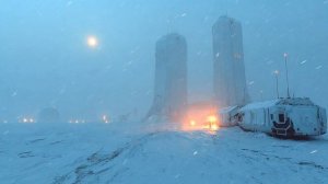 Frozen Outpost Beneath Distant Moons – Sci-Fi Ambient Soundscape