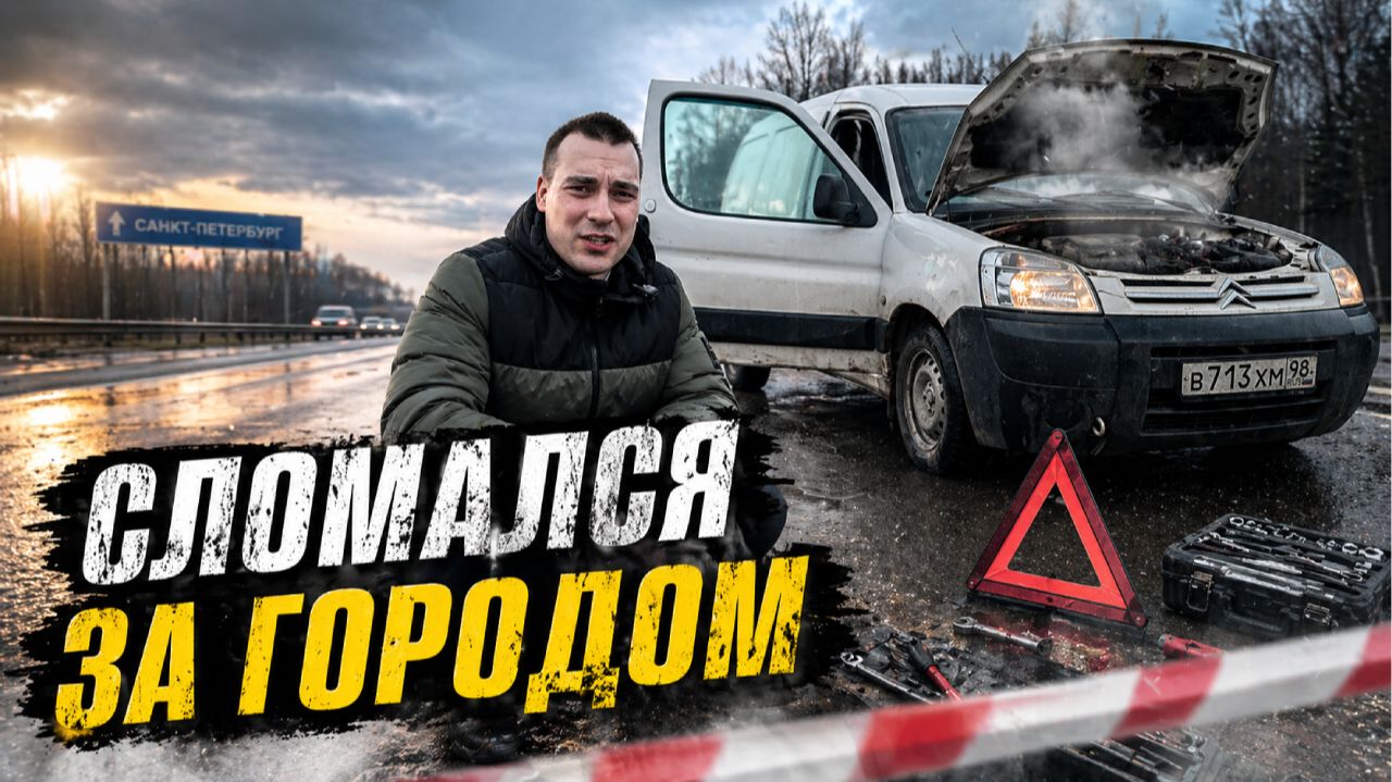 ЭКСПРЕСС-ДОСТАВКА ВСТАЛА С КОЛЕН  Встретил телеведущую поломка за городом
