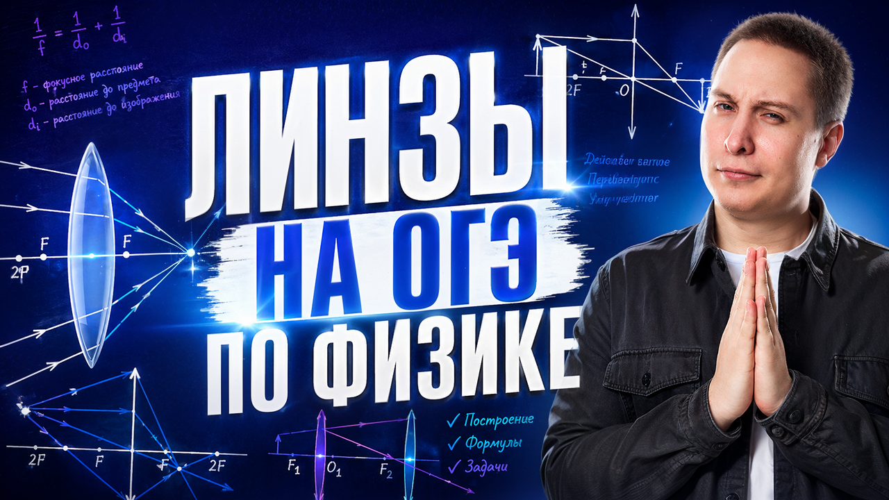 ВСЁ о линзах в ОГЭ по физике | Физика ОГЭ | Умскул
