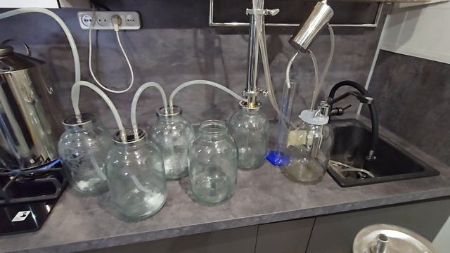 Чистый самогон за один перегон, бражная колонна с барботером Урал.