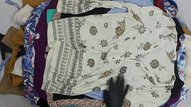 43142 Микс большие размеры м/ж Голландия, 2пак, Vuf/xl, секонд (cream) оптом