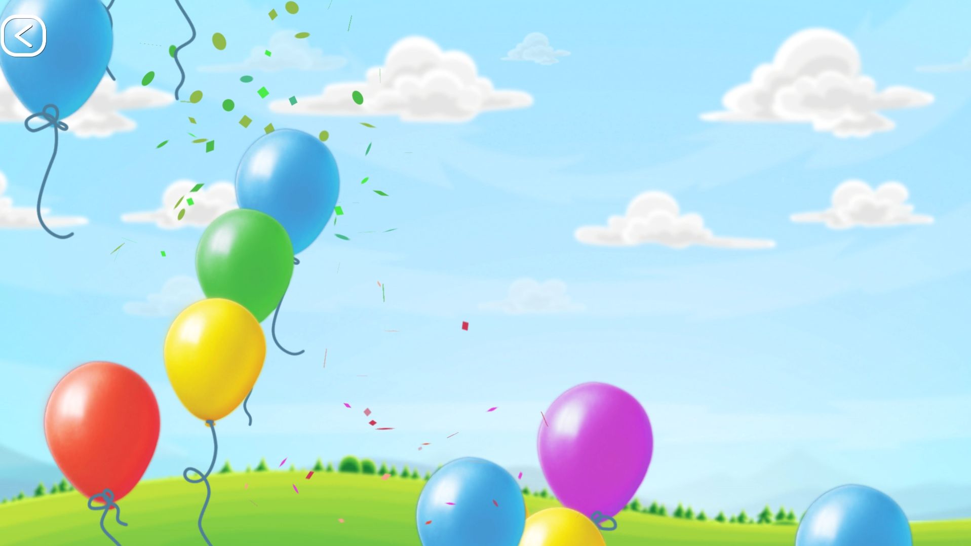 Игра для детей. Лопать шарики