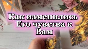 Как изменились его чувства к вам