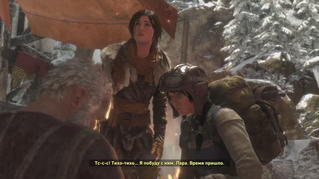 Rise of the Tomb Raider PS4 Rus 17 Победа над ведьмой