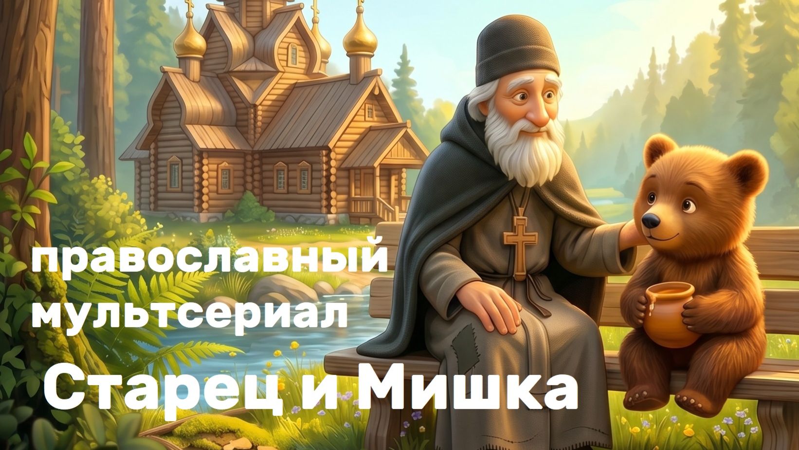Православный мультсериал Старец и мишка