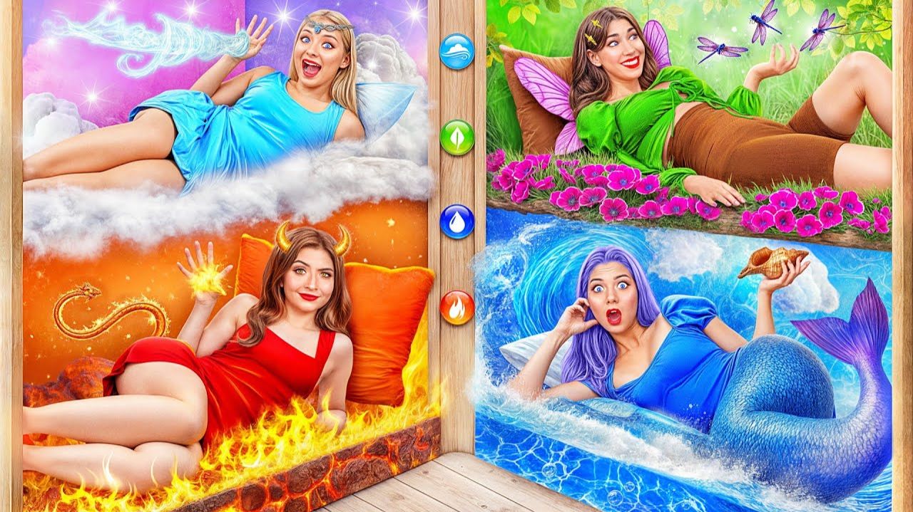 Мы Построили Двухэтажную Кровать # Смешные Cитуации от Jelly DO Challenge