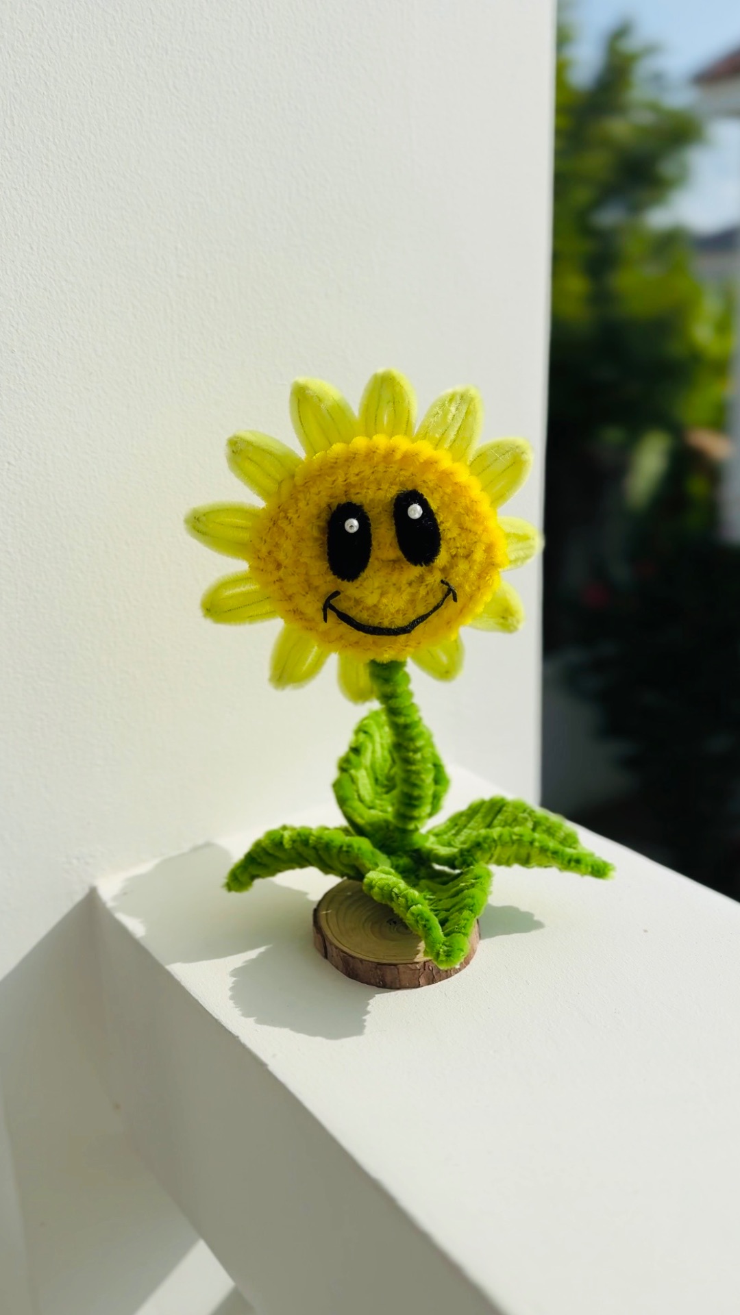 Милый подсолнух 🌻 из игры Plants Vs. Zombies из пушистой проволоки 🌻