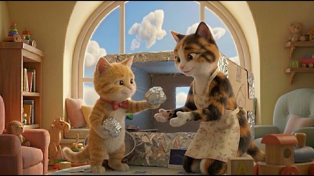 Лучший подарок для мамы-кошки | Космический мультфильм