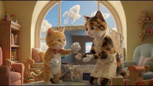 Лучший подарок для мамы-кошки | Космический мультфильм