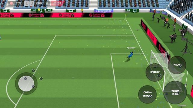 Football League 2025  Акрон  Краснодар ! Чудеса случаются !