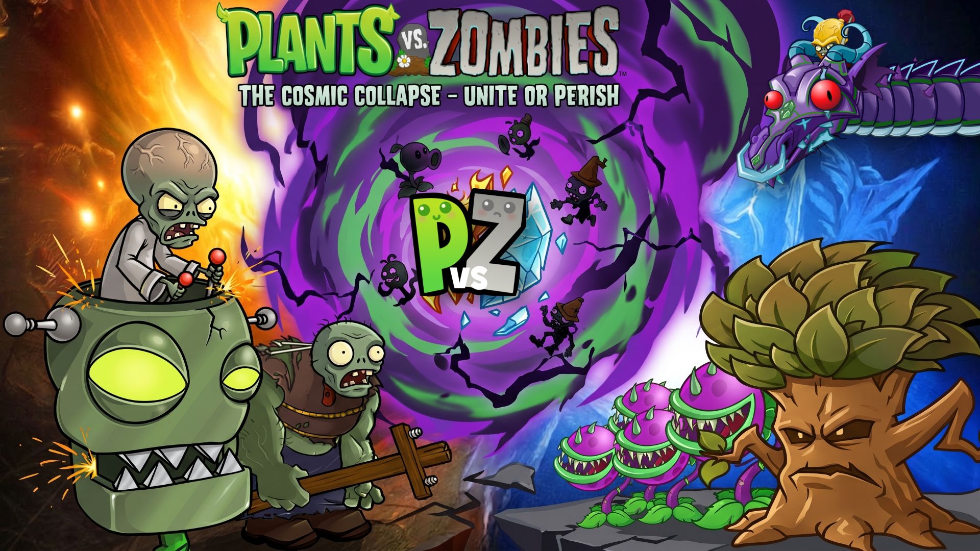 ПОБЕДА ЗОМБИ против растений EXPANDED MOD PVZ FUSION