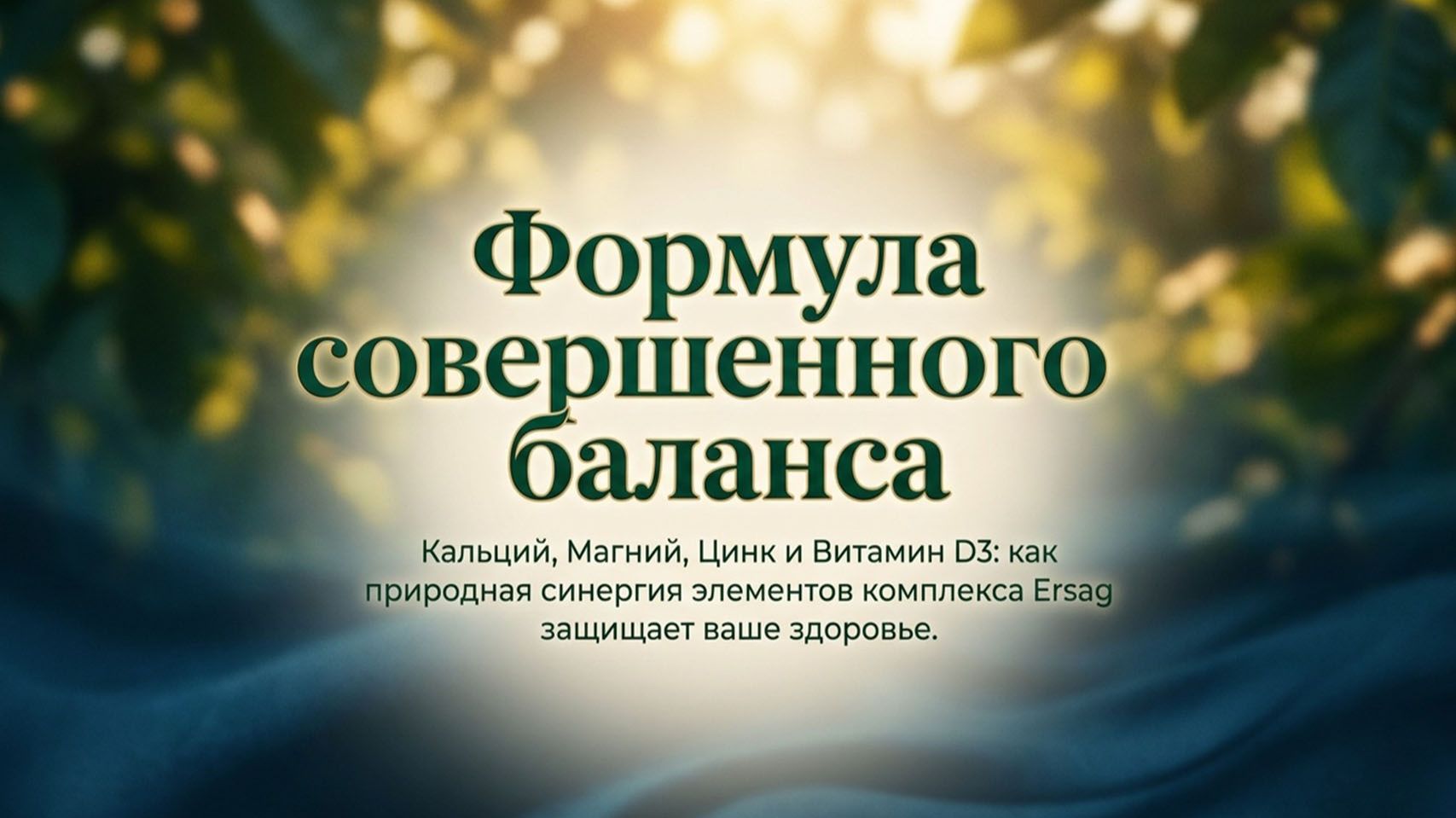 Формула совершенного баланса.  Почему Кальций, Магний, Цинк и Витамин D3 работают лучше вместе?